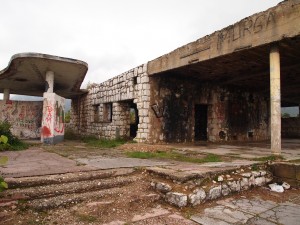 Ruins around Sarajevo