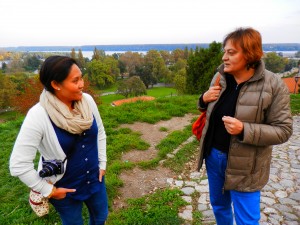 Belgrade with our guide Snezana