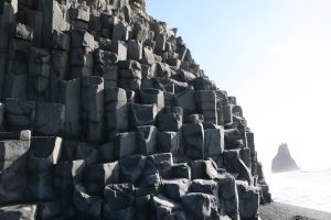 Basalt columns in Reynisfjara beach