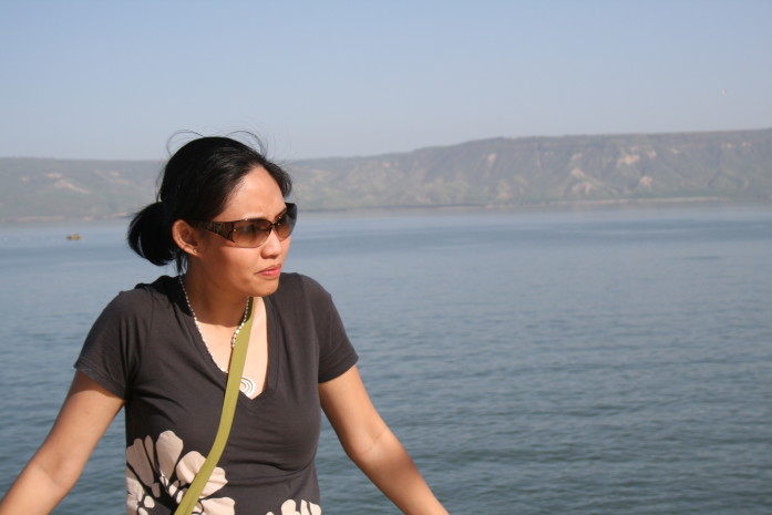 Pondering my faith questions by the Sea of Galilee