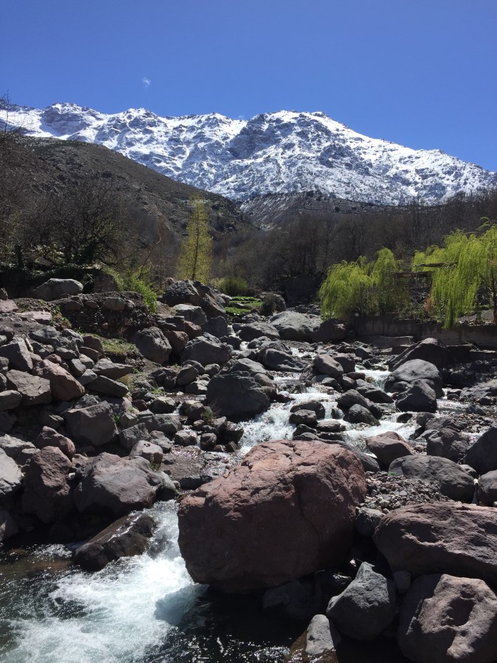 View from the village of Imlil