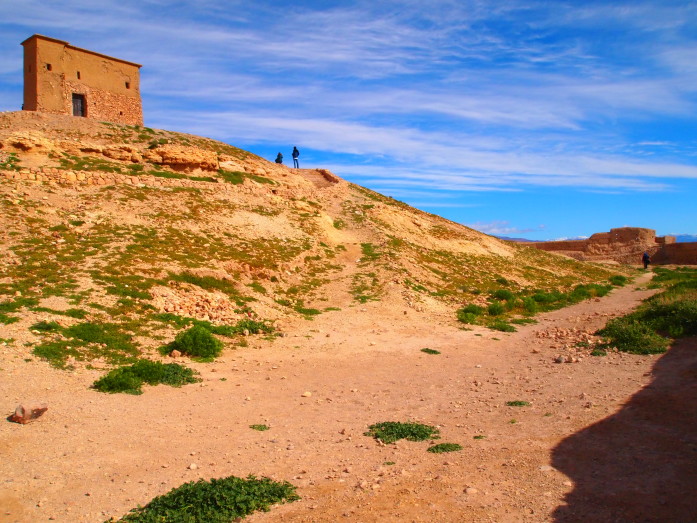 The remnants of the granary or agadir at the top of the village