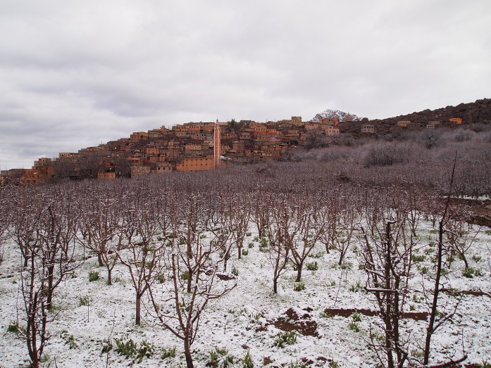 The village of Armed from a distance