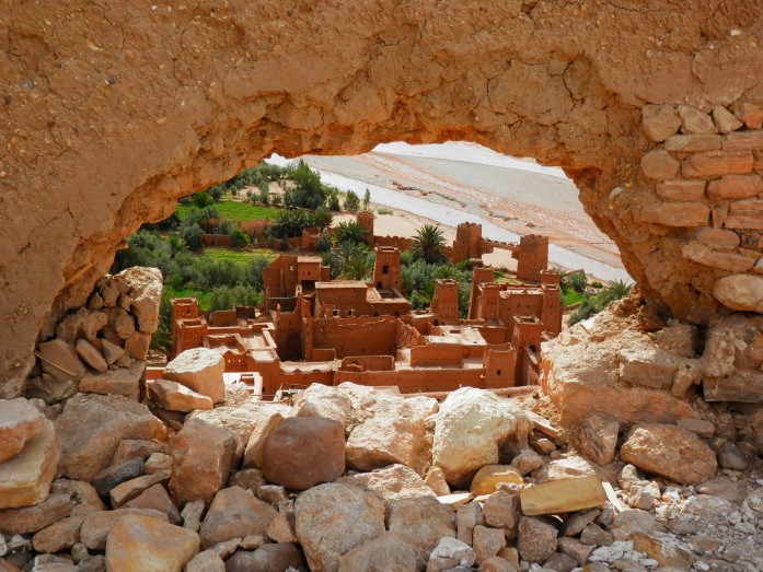 Top view of the kasbah