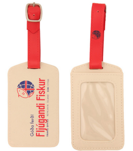 Flight 001 luggage tag