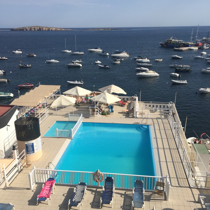 View of St. Paul's Bay from my hotel room